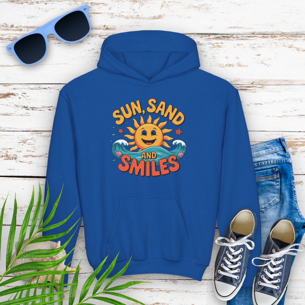 Sun Waves Child Hoodie Kids clothes Royal-XL Everythings Beachy