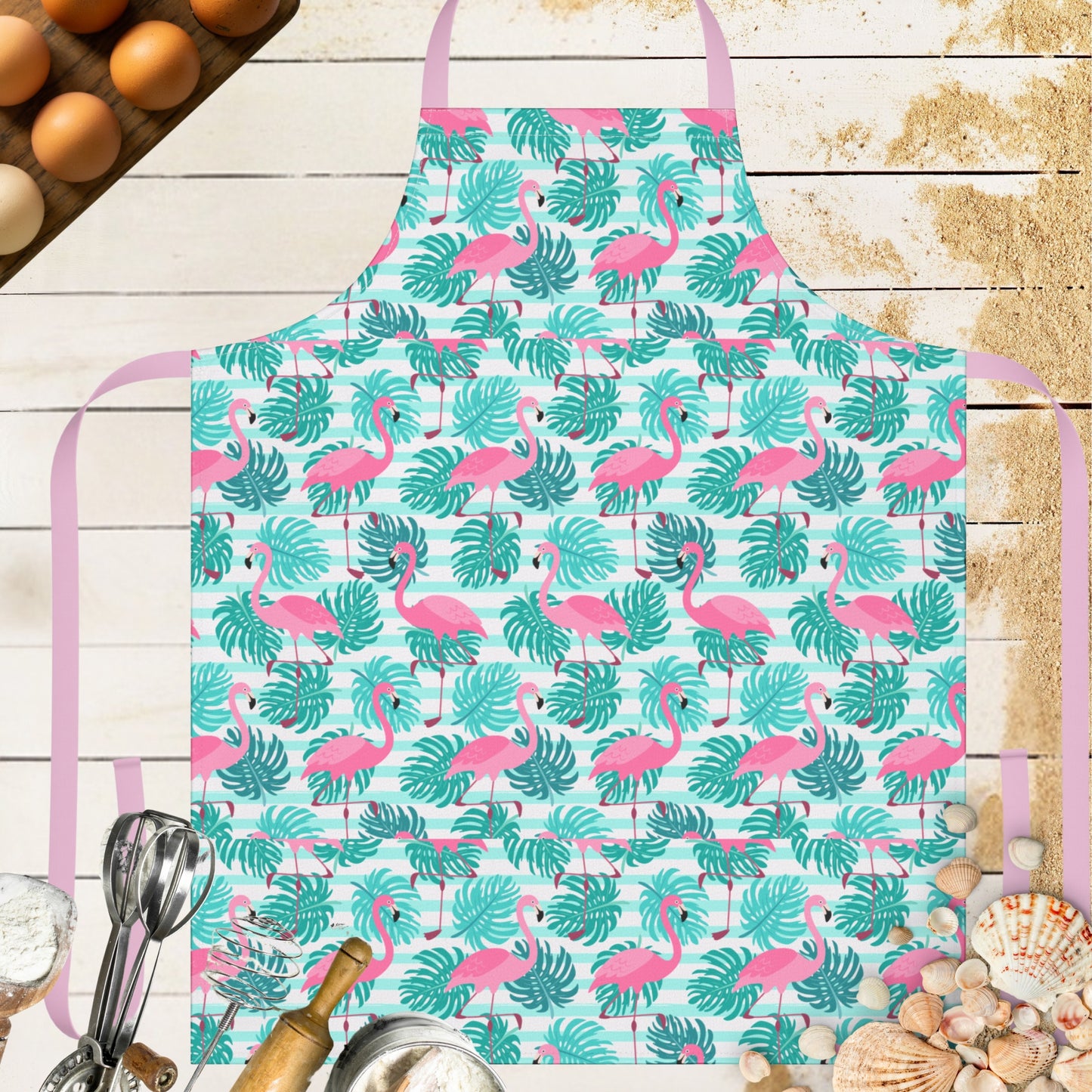 Tropical Flamingo Apron