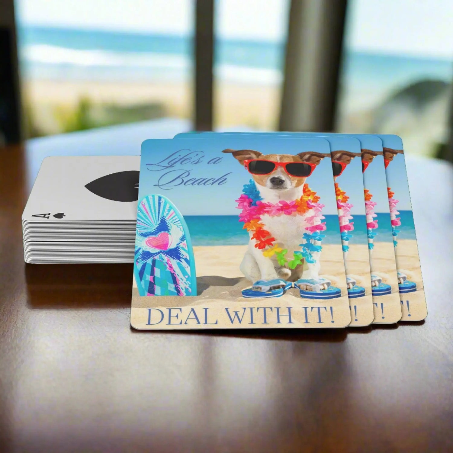 Beach-Themed Playing Cards Collection | Coastal Fun for All