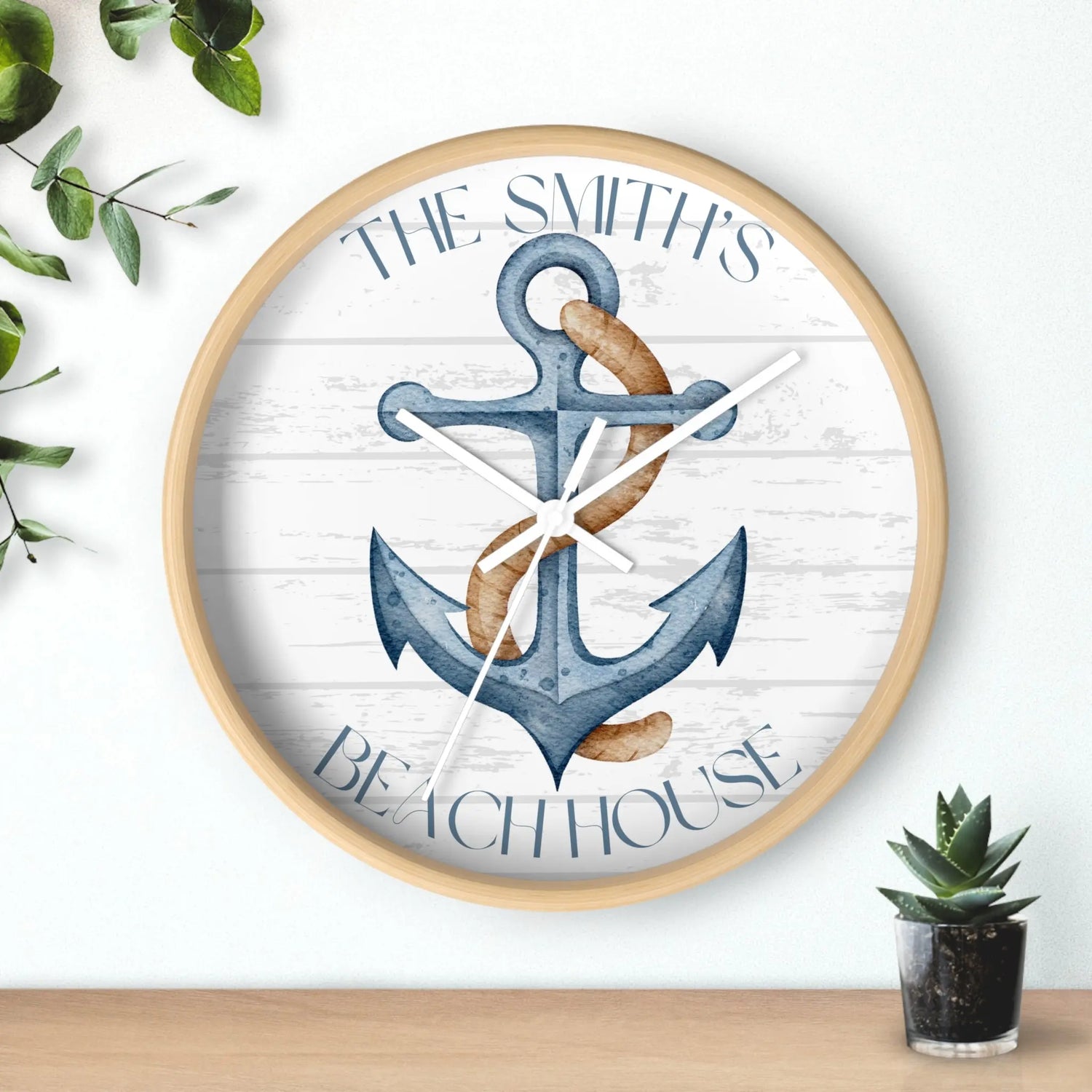 Personalized Wall Clocks 🕰️ Everythings Beachy