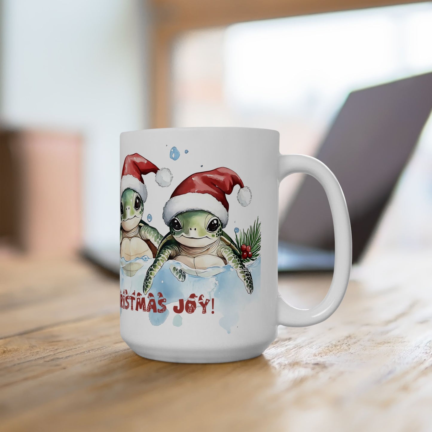 Sea Turtles Shelled Christmas Joy Mug