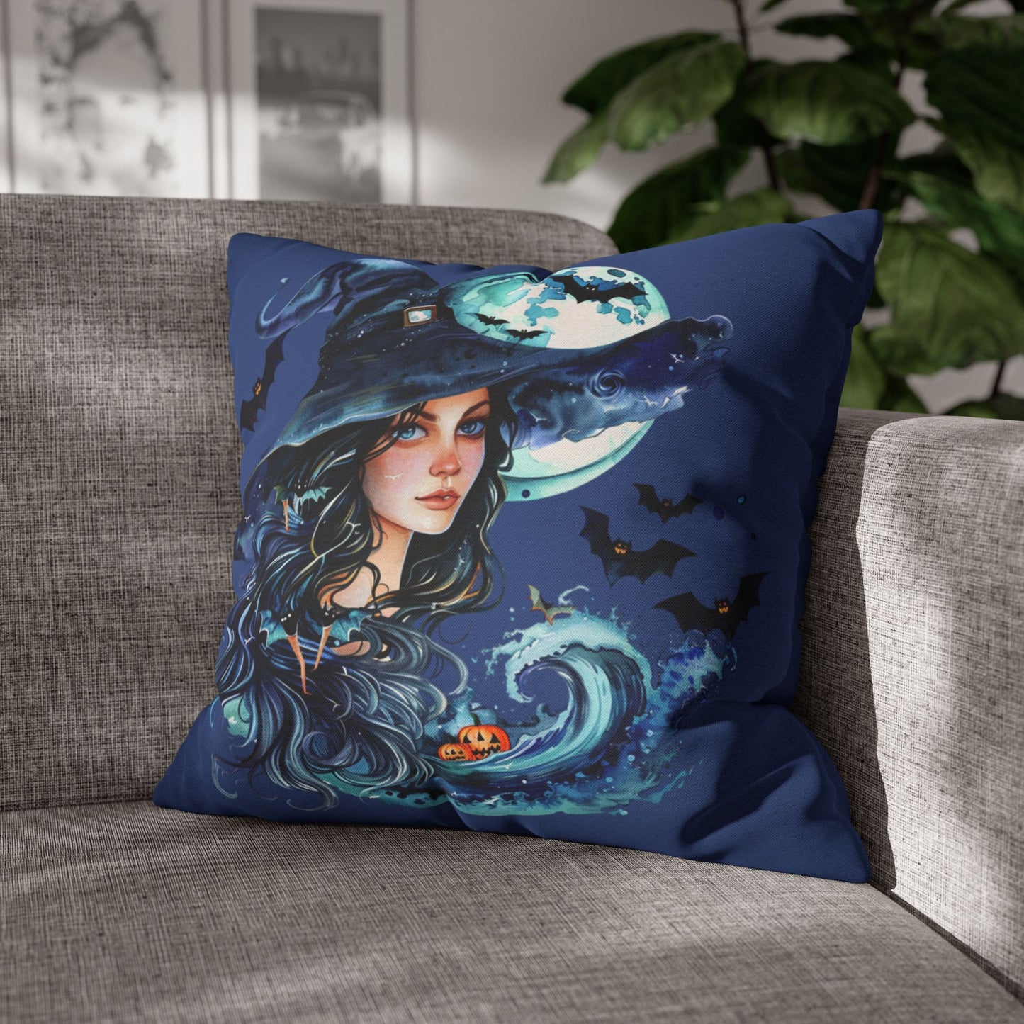Mystical Witch Halloween Pillowcase