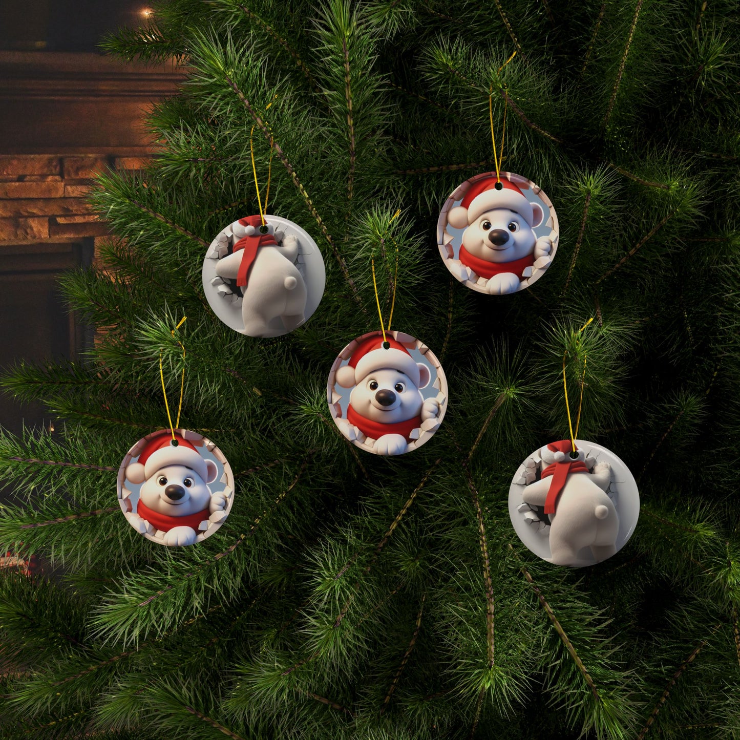 Polar Bear Breakout Ornament