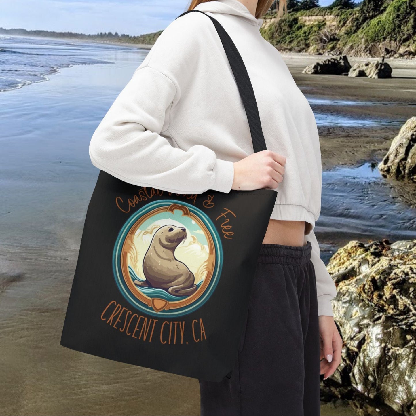 Coastal Wild Crescent City Tote Bag