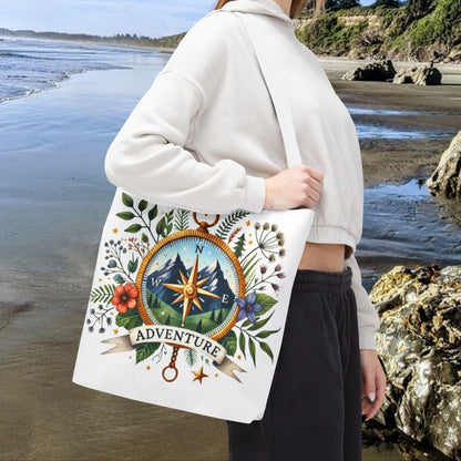 Adventure Compass Tote Bag