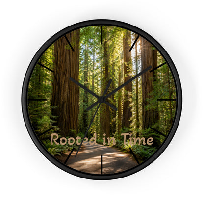 Redwood Forest Decorative Clock ~ Personalized