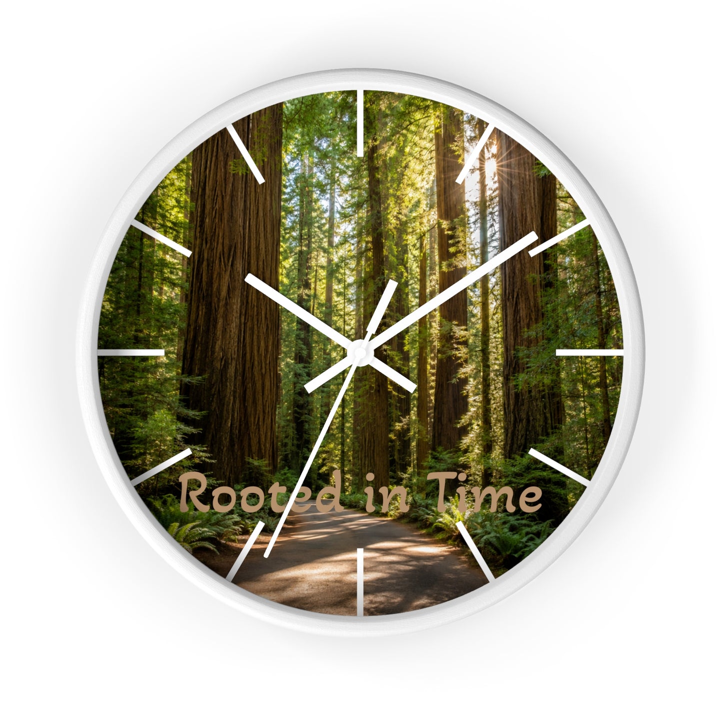 Redwood Forest Decorative Clock ~ Personalized