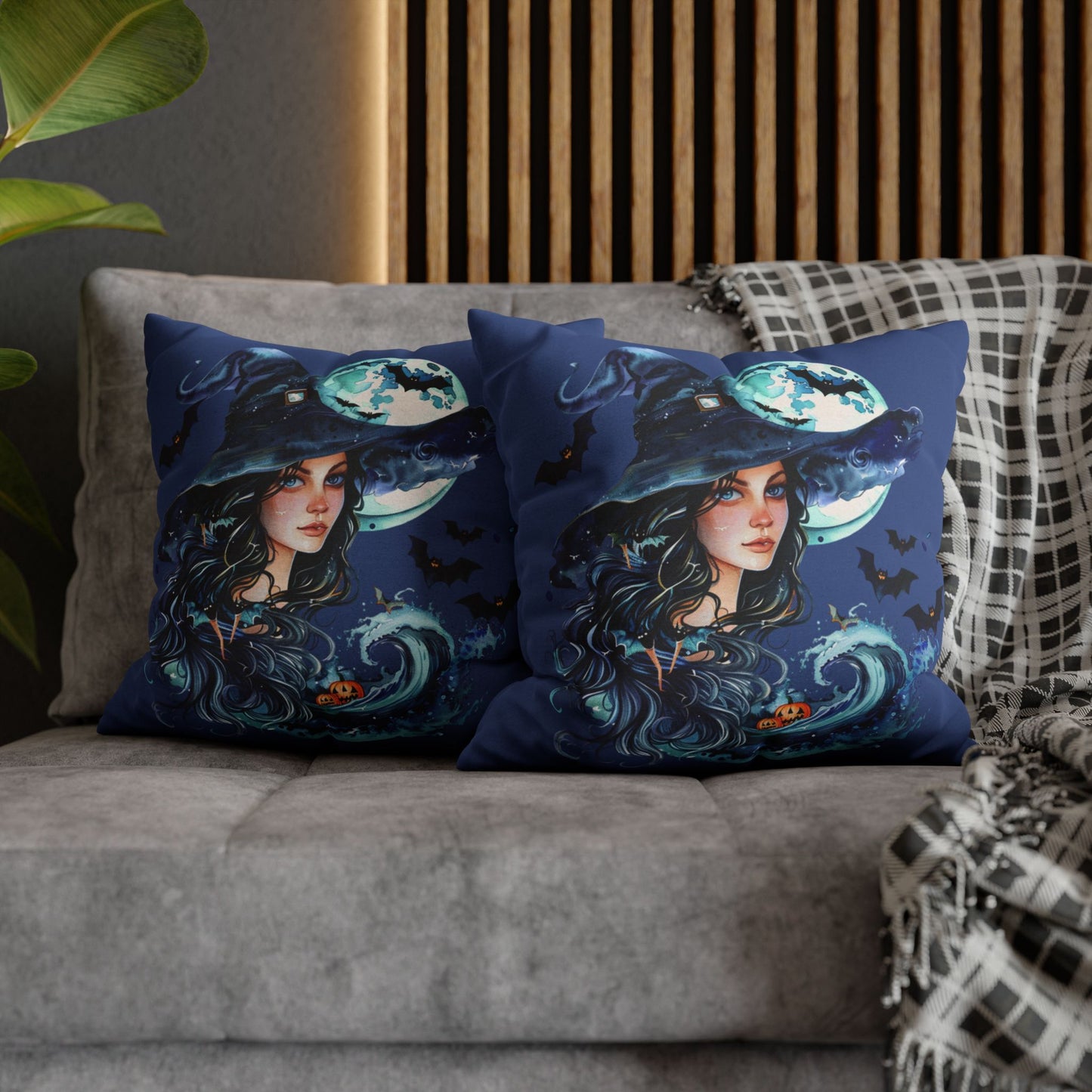 Mystical Witch Halloween Pillowcase
