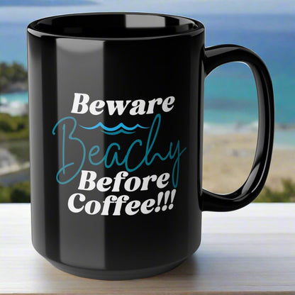 Beachy Before Coffee Mug