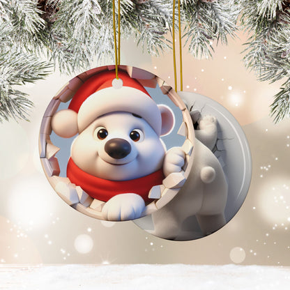 Polar Bear Breakout Ornament