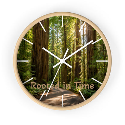 Redwood Forest Decorative Clock ~ Personalized