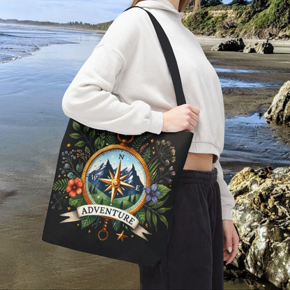 Adventure Compass Tote Bag
