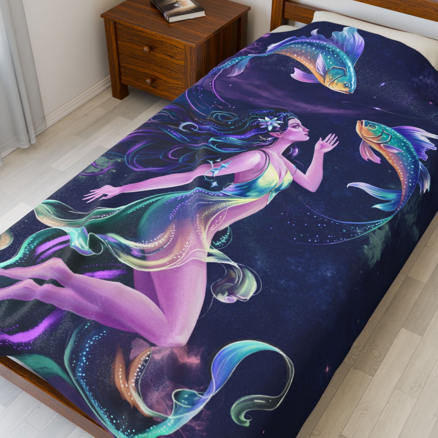 Celestial Mermaid Blanket