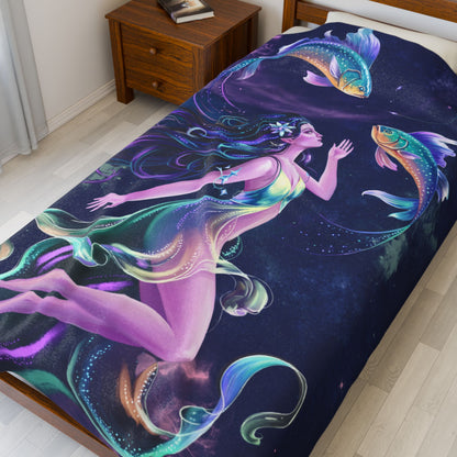 Celestial Mermaid Blanket