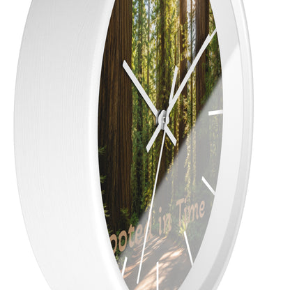 Redwood Forest Decorative Clock ~ Personalized