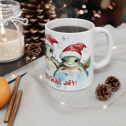 Sea Turtles Shelled Christmas Joy Mug