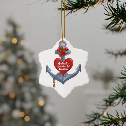 Anchored in Love Our 1st Christmas Ornament