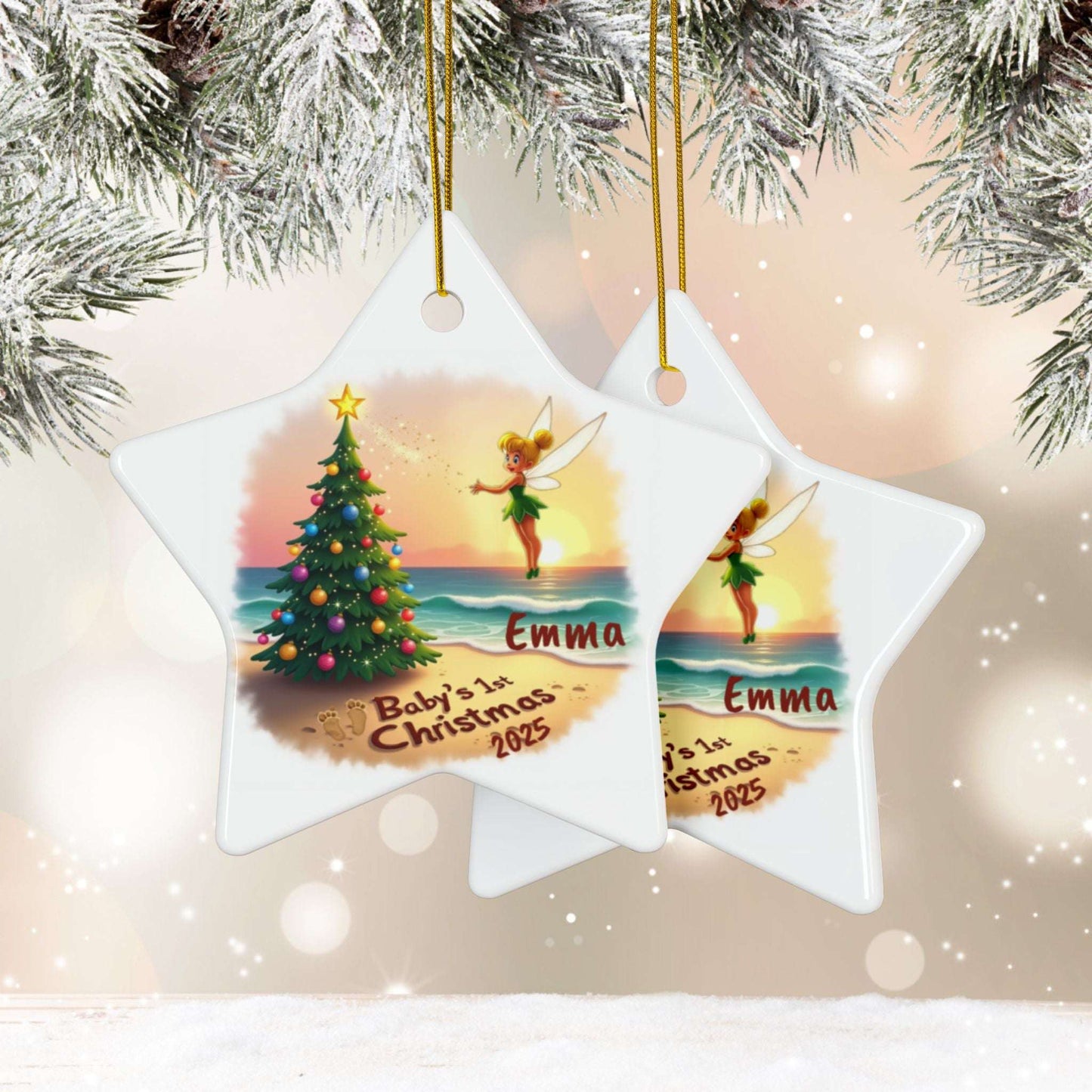 Fairy Baby's 1st Christmas Ornament | Personalized