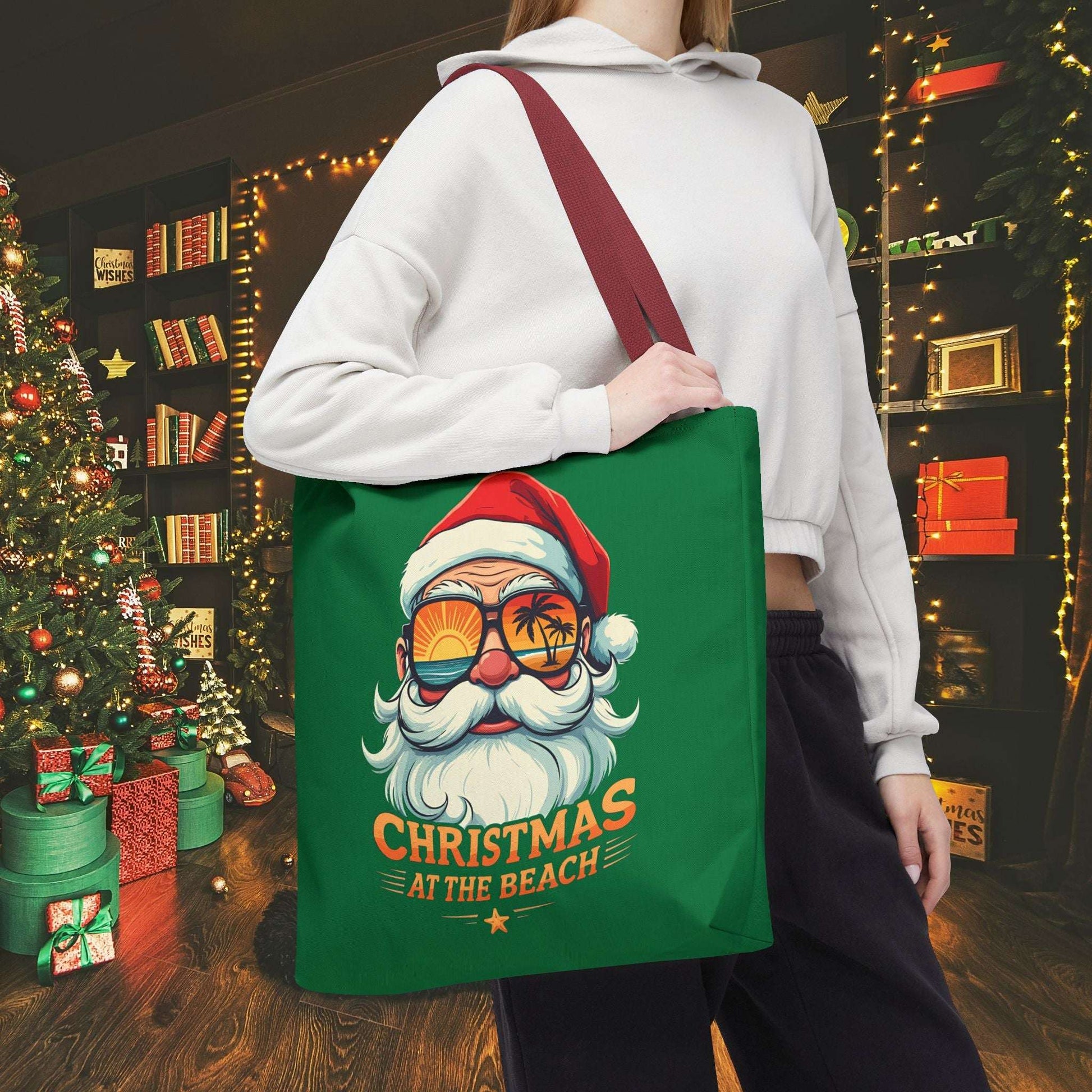 Beach Santa Tote Bag