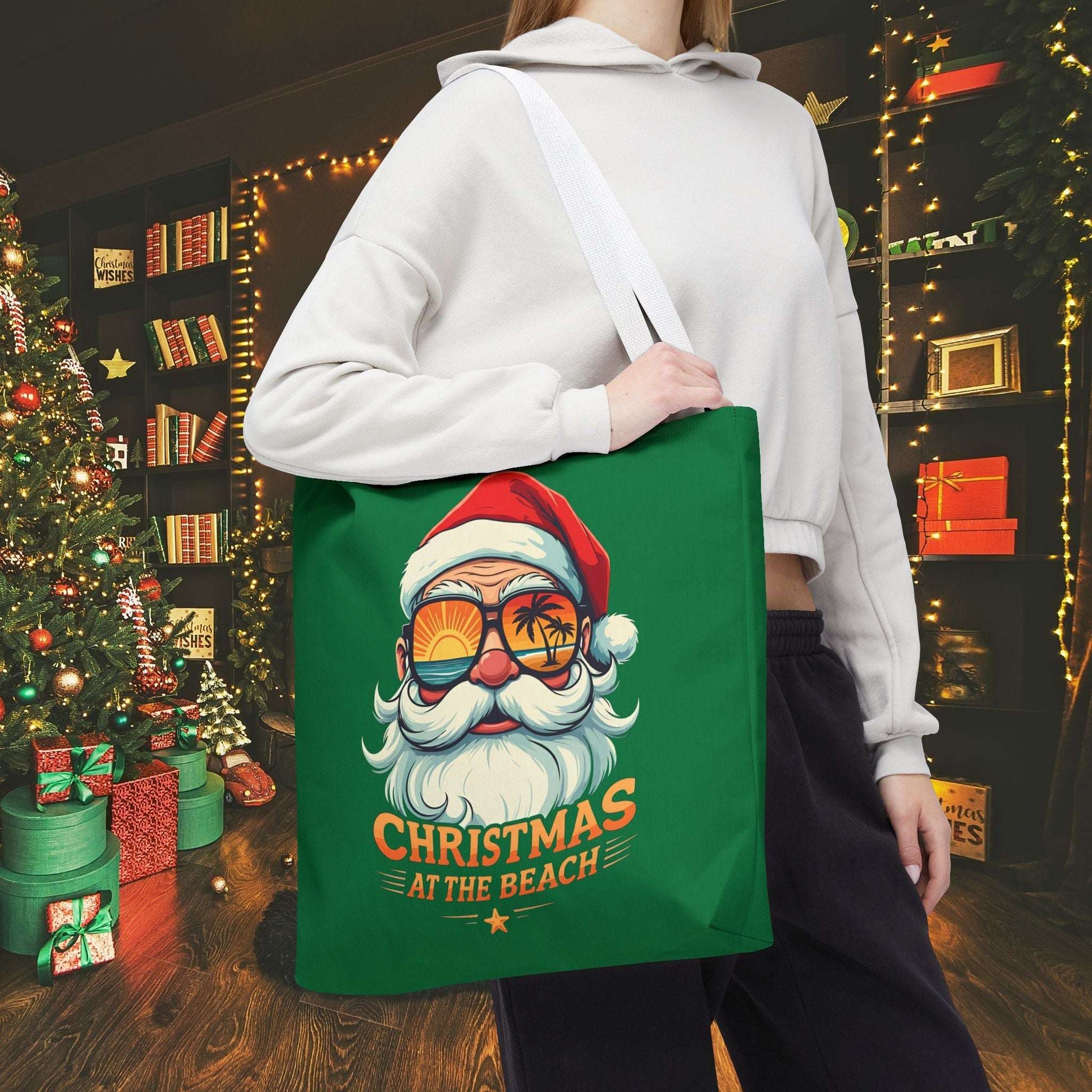 Beach Santa Tote Bag