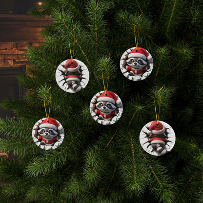 Raccoon Breakout Ornament