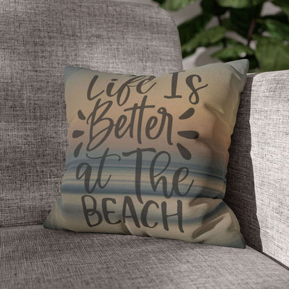 Life is Better at Beach Pillowcase