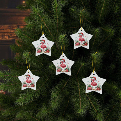 Flamingo Christmas Ornament