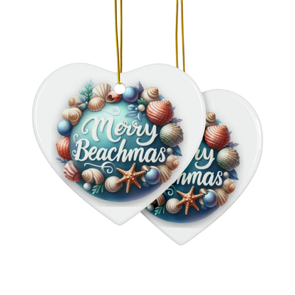 Merry Beachmas Christmas Ornaments