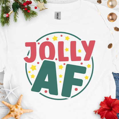 Jolly AF Christmas T-Shirt