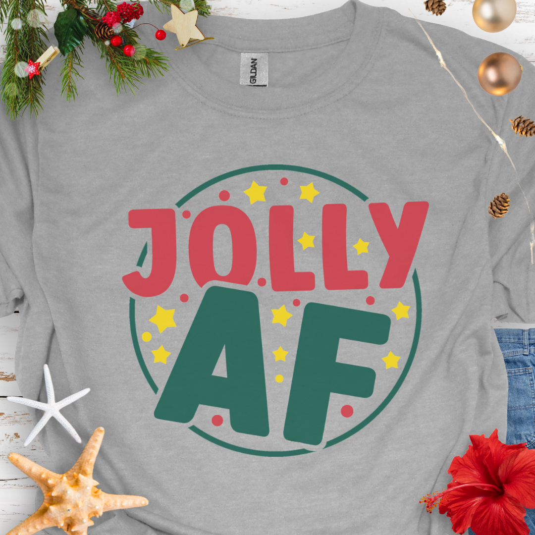 Jolly AF Christmas T-Shirt