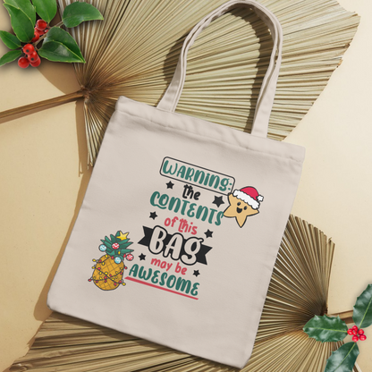 Contents Awesome Christmas Tote Bag