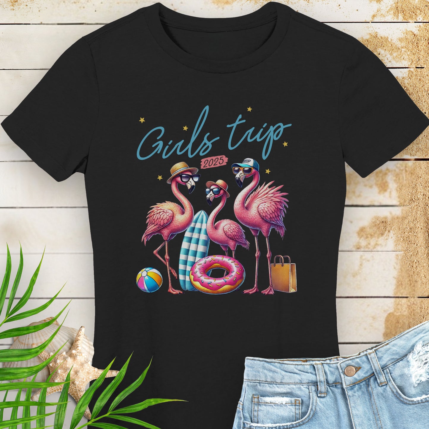 Flamingos Girl's Trip 2025 Women's T-shirt