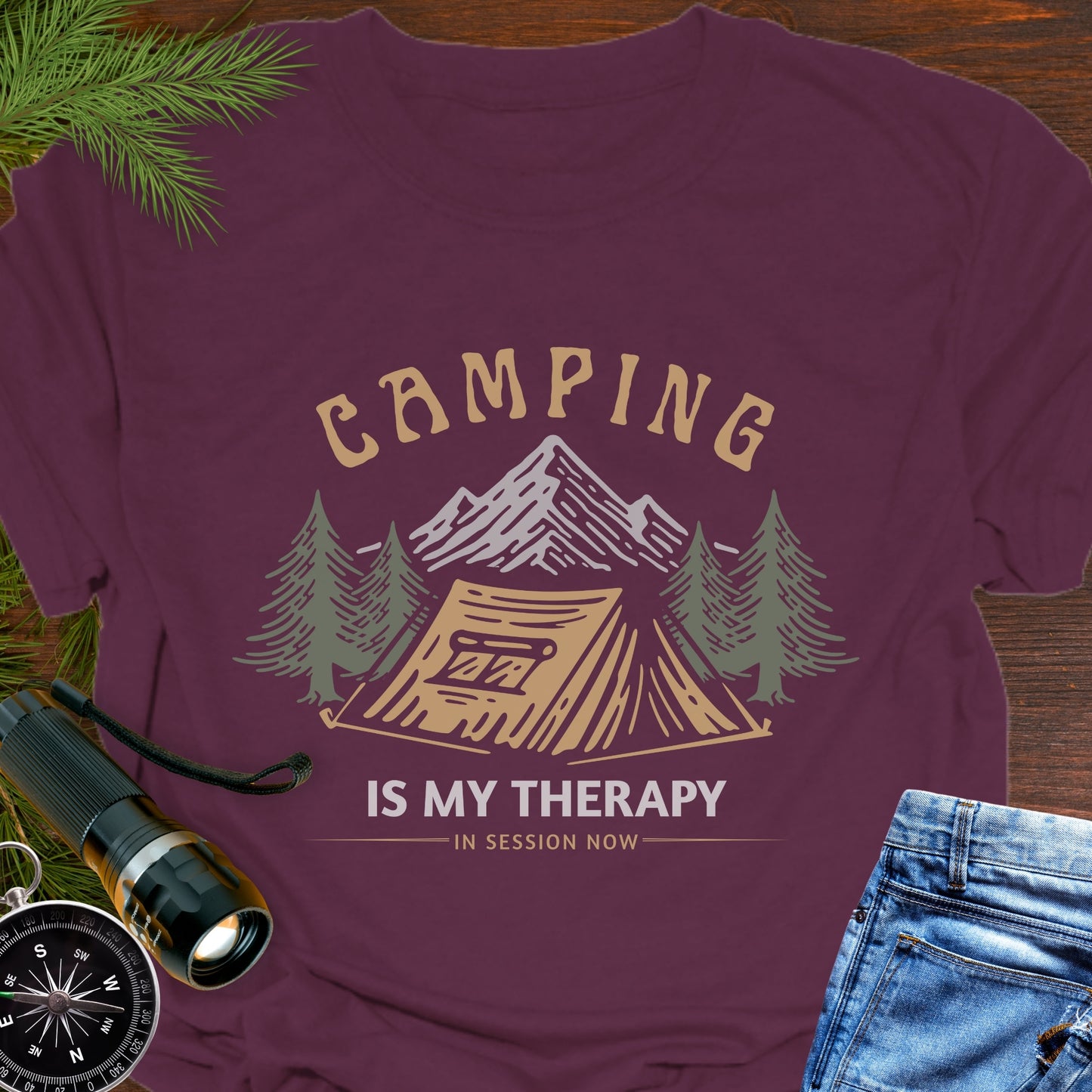 Camping Therapy T-Shirt