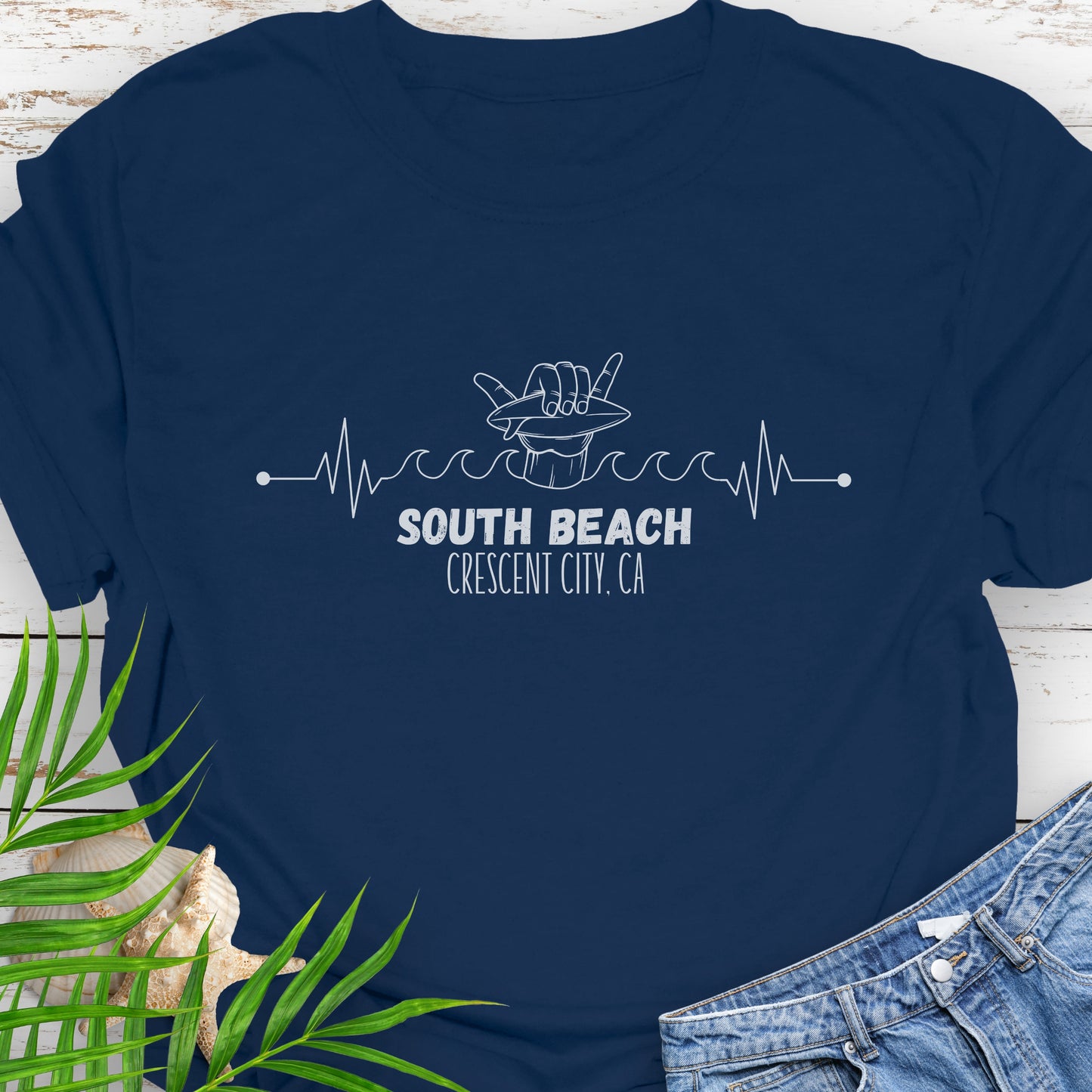 Surf South Beach Heartline T-Shirt