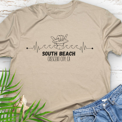 Surf South Beach Heartline T-Shirt
