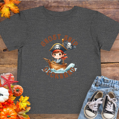 Ghost Ship Deckhand Halloween Toddler T-Shirt