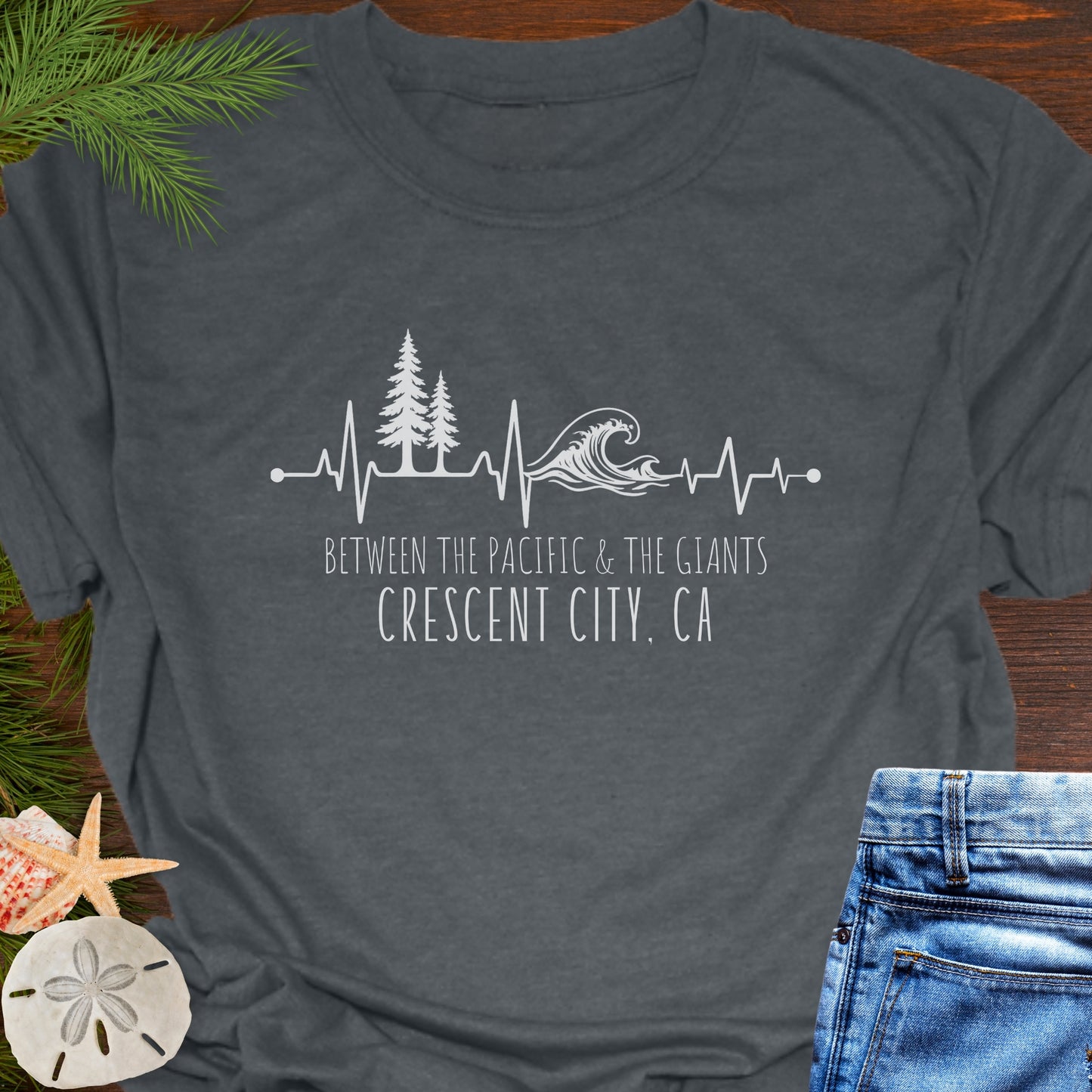Between the Pacific & the Giants Crescent City T-Shirt