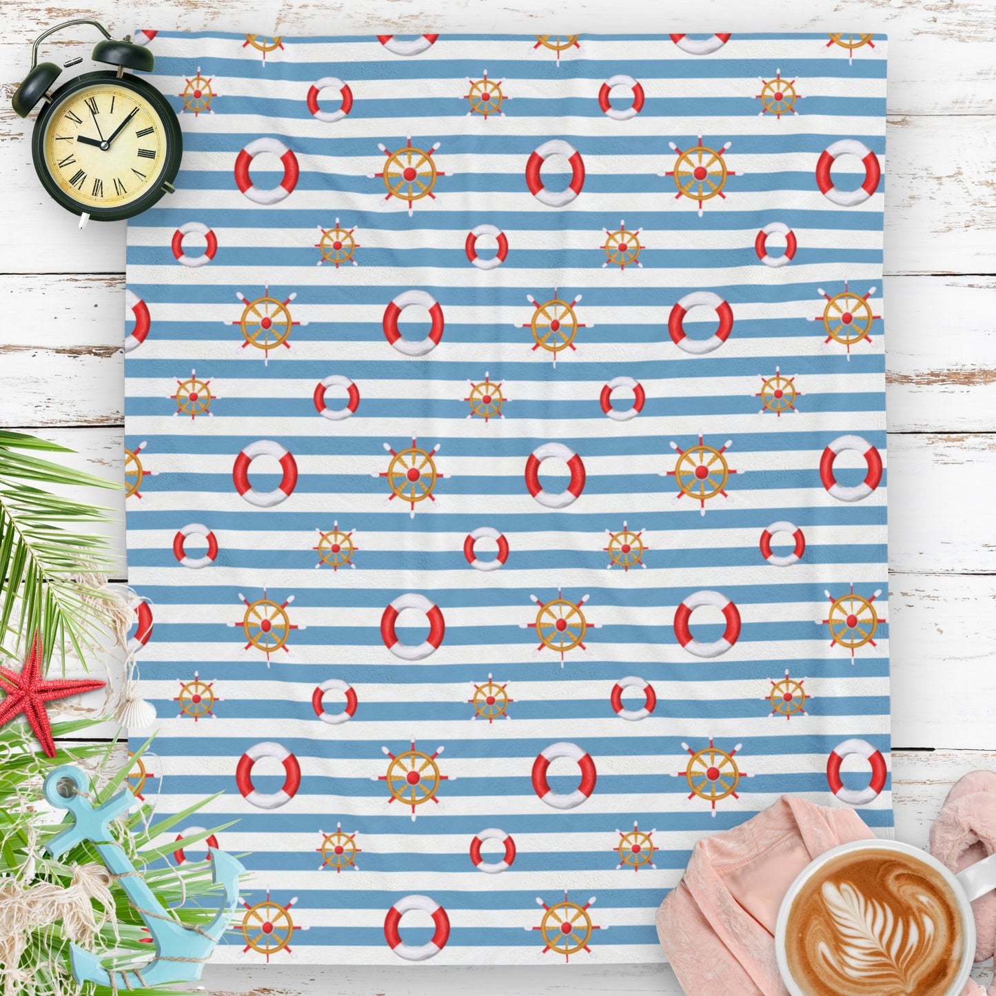 Nautical Stripes Blanket