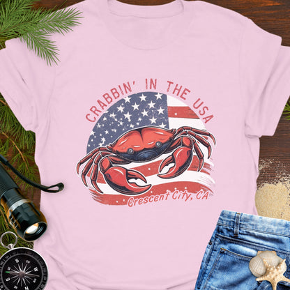 Crabbin' in the USA – Crescent City, CA T-Shirt