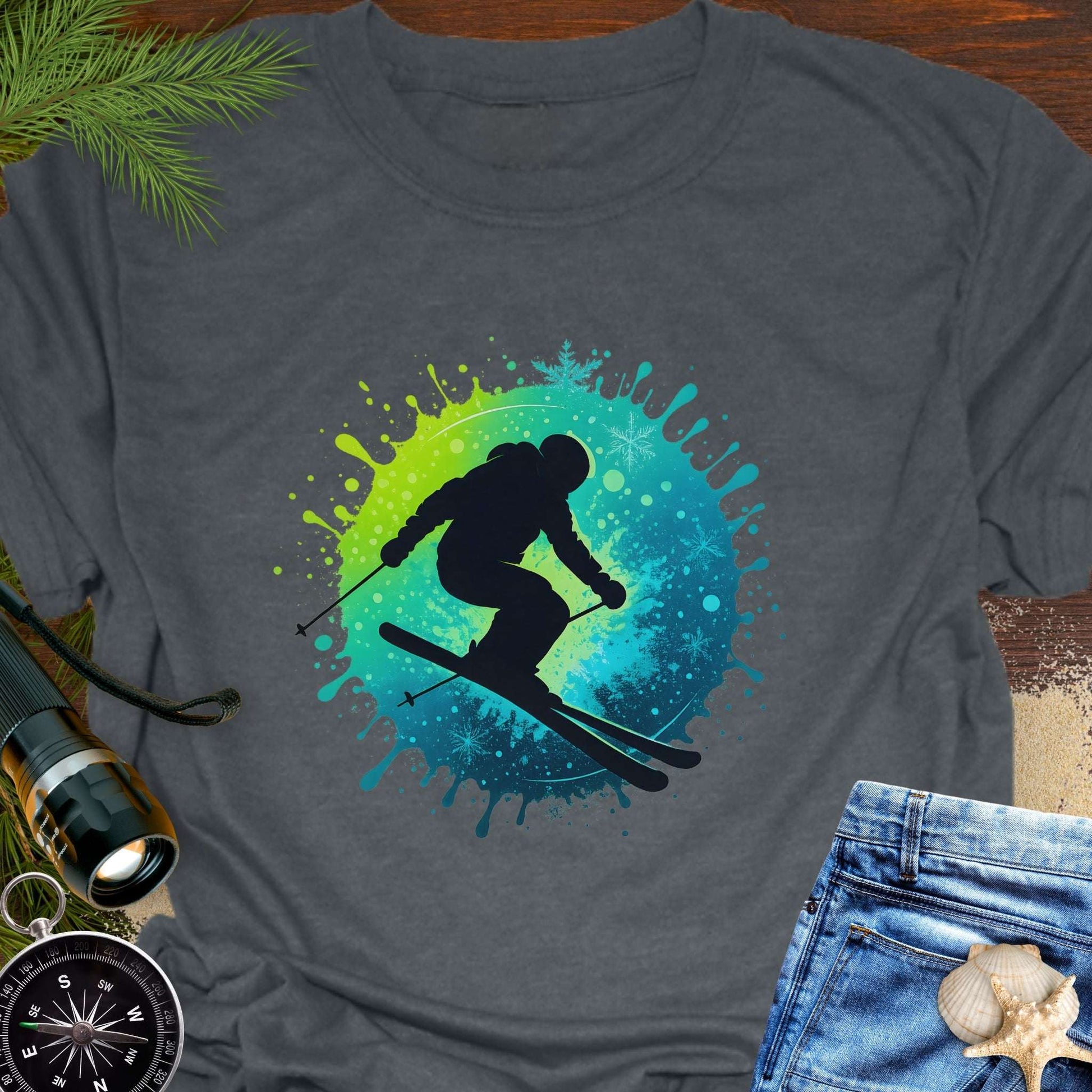 Ski Splash Silhouette T-Shirt