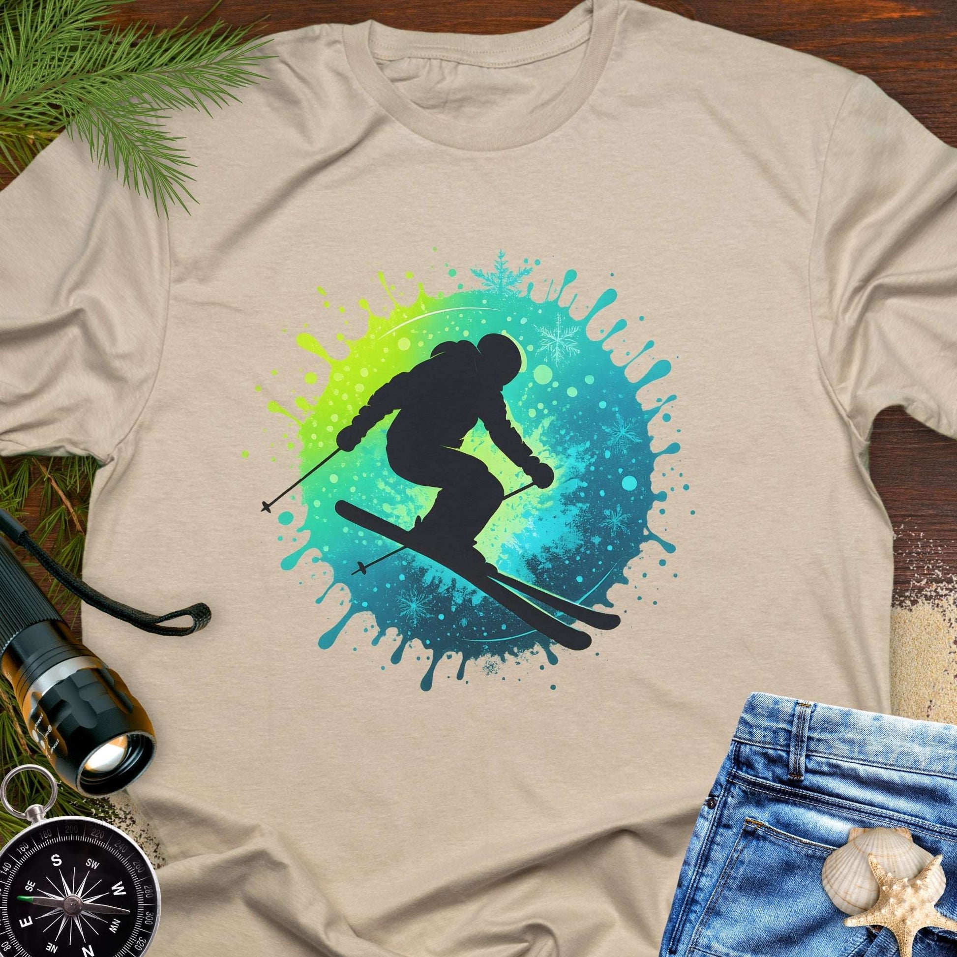 Ski Splash Silhouette T-Shirt
