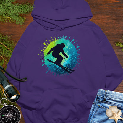 Ski Splash Silhouette Hoodie