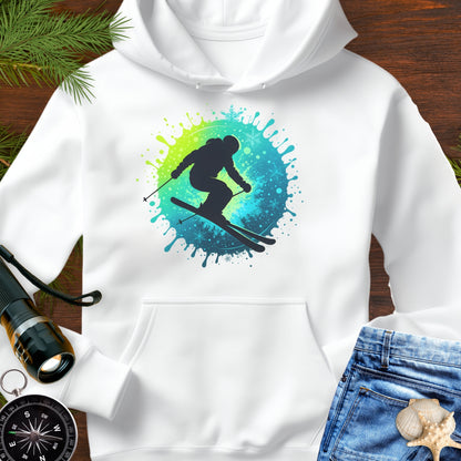 Ski Splash Silhouette Hoodie