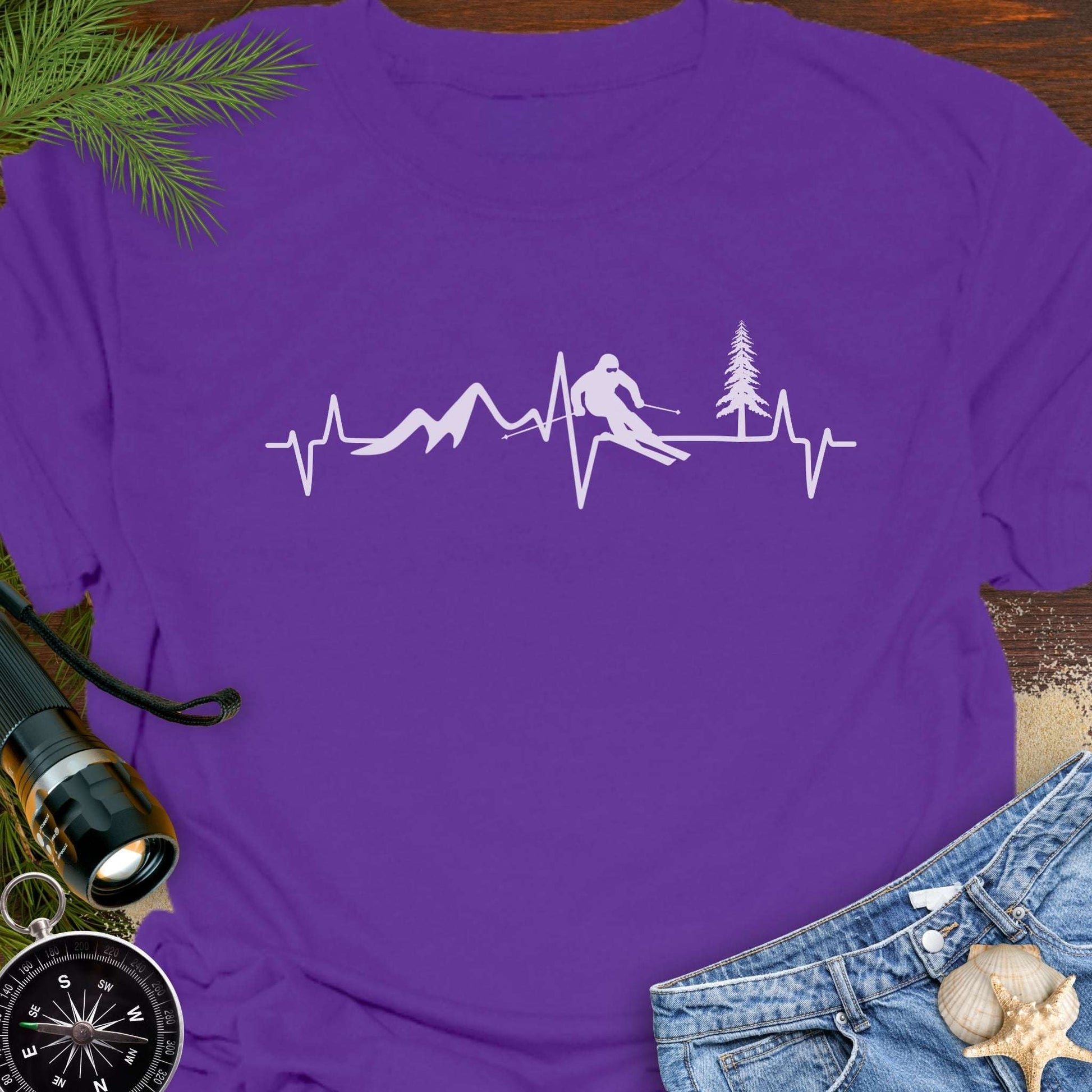Ski Heartbeat T-Shirt