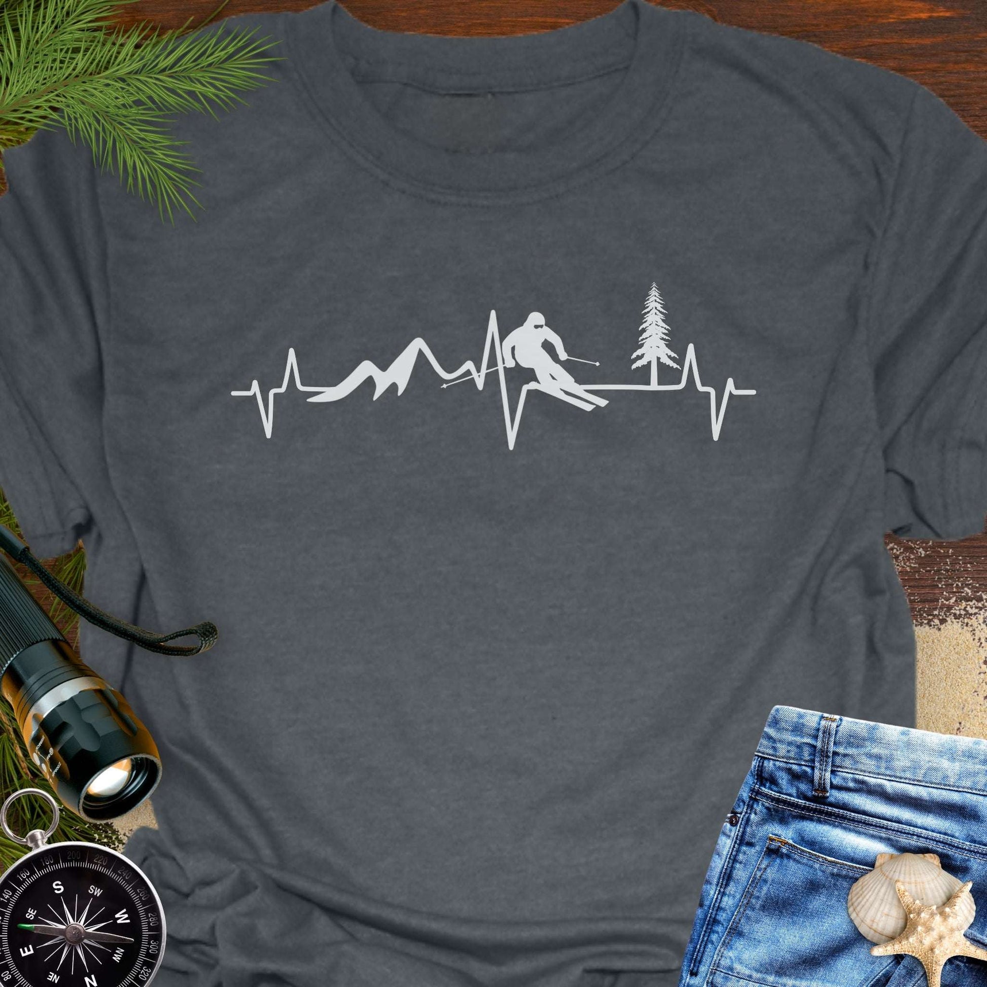 Ski Heartbeat T-Shirt