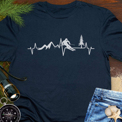 Ski Heartbeat T-Shirt