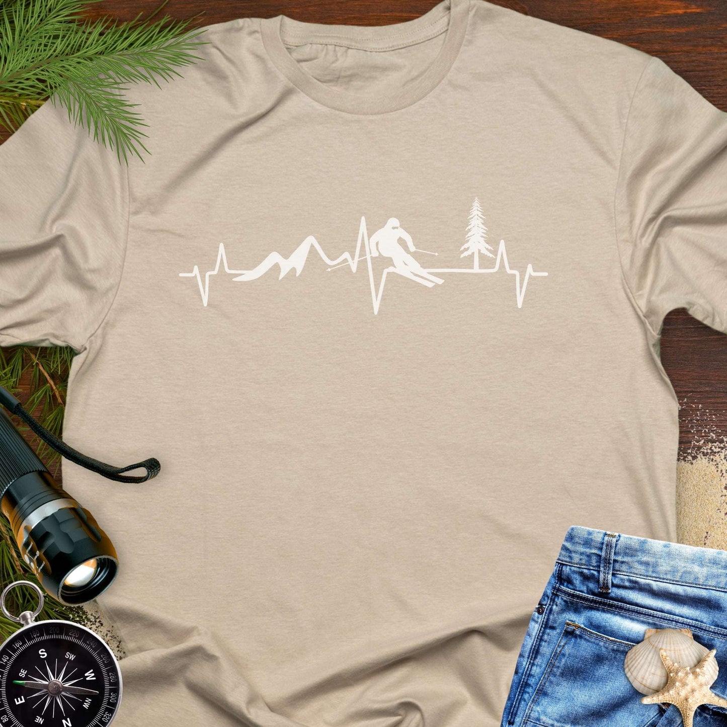 Ski Heartbeat T-Shirt