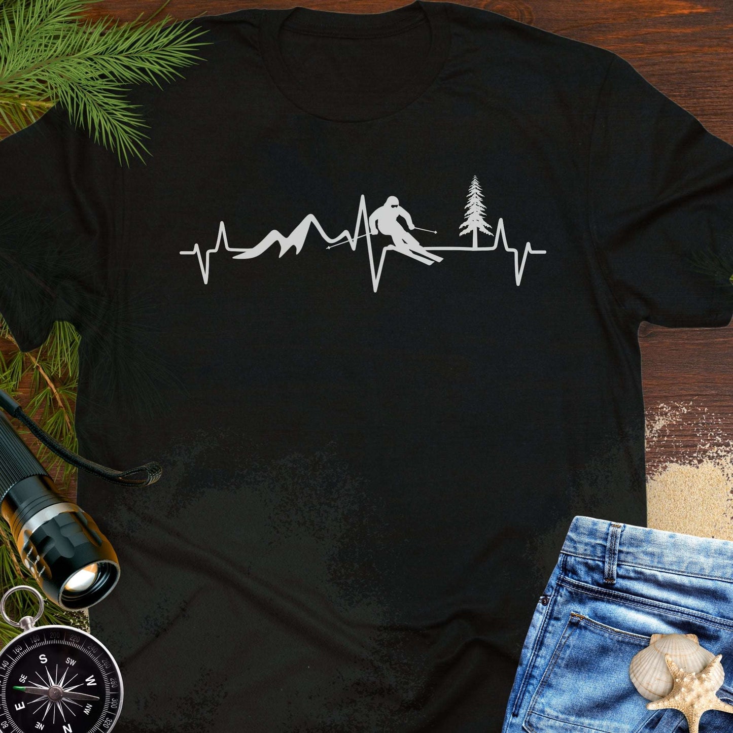 Ski Heartbeat T-Shirt