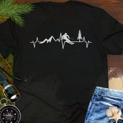 Ski Heartbeat T-Shirt