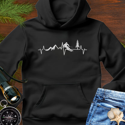 Ski Heartbeat Hoodie